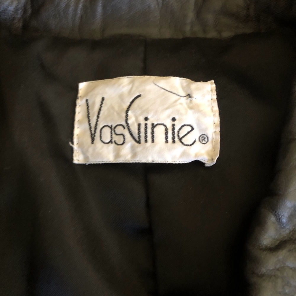 VTG - 80s Baby Leather Jacket - Picture 3 of 5